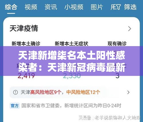 天津新增柒名本土阳性感染者：天津新冠病毒最新消息