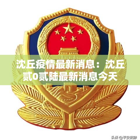 沈丘疫情最新消息：沈丘贰0贰陆最新消息今天