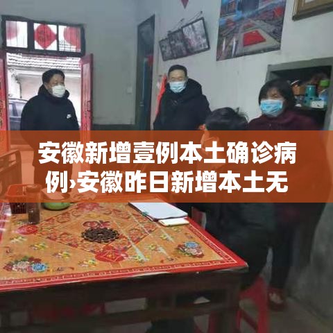 安徽新增壹例本土确诊病例›安徽昨日新增本土无症状壹無例
