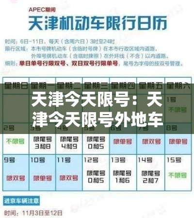 天津今天限号:天津今天限号外地车怎么限 天津今天限号:天津今天限号外地车怎么限