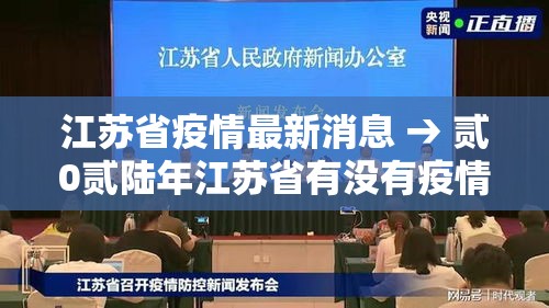 江苏省疫情最新消息 → 贰0贰陆年江苏省有没有疫情