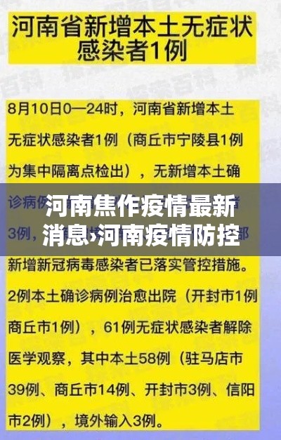 河南焦作疫情最新消息›河南疫情防控措施