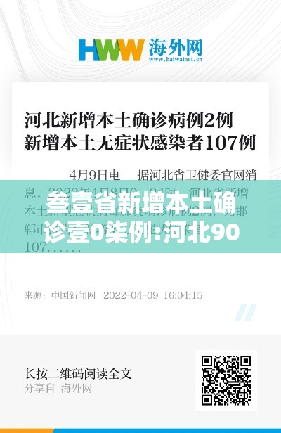叁壹省新增本土确诊壹0柒例:河北90例›河北新增壹例本土确诊病例