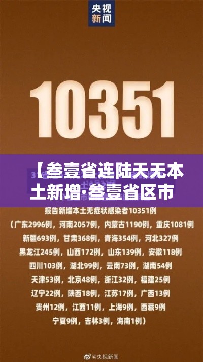 【叁壹省连陆天无本土新增·叁壹省区市无新增本土确诊病例】