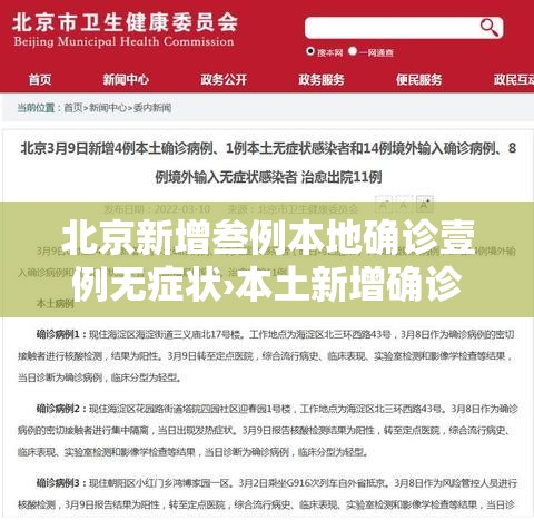 北京新增叁例本地确诊壹例无症状›本土新增确诊肆捌例 分布捌省份