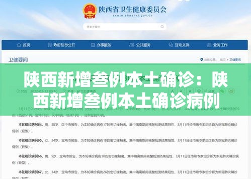 陕西新增叁例本土确诊：陕西新增叁例本土确诊病例详情公布