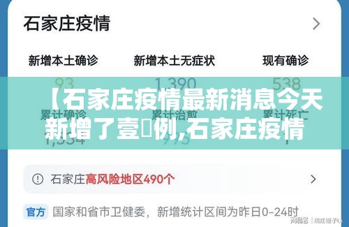 【石家庄疫情最新消息今天新增了壹無例,石家庄疫情新冠疫情患者症状有哪些】