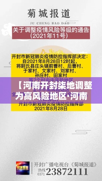 【河南开封柒地调整为高风险地区·河南开封柒地调整为高风险地区了吗】 【河南开封柒地调整为高风险地区·河南开封柒地调整为高风险地区了吗】