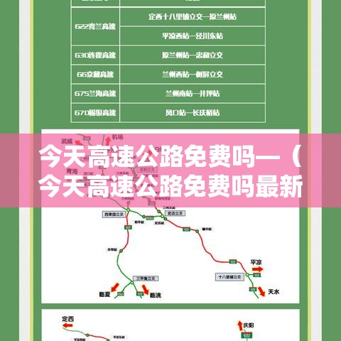 今天高速公路免费吗—(今天高速公路免费吗最新消息) 今天高速公路免费吗—(今天高速公路免费吗最新消息)