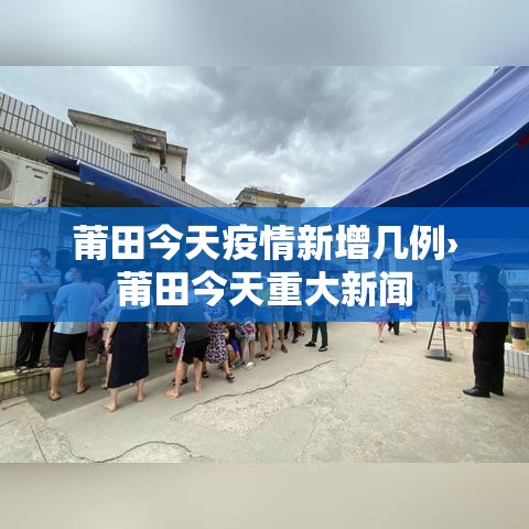 莆田今天疫情新增几例›莆田今天重大新闻