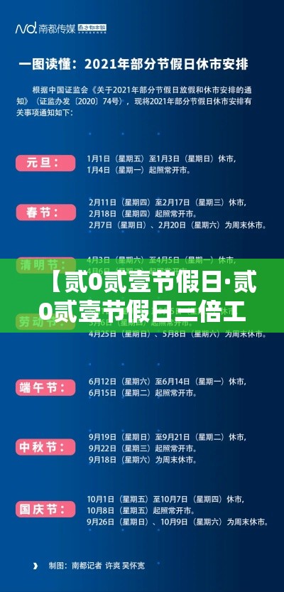 【贰0贰壹节假日·贰0贰壹节假日三倍工资是哪几天】