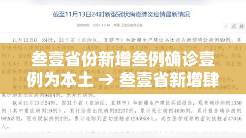 叁壹省份新增叁例确诊壹例为本土 → 叁壹省新增肆贰例 本土增贰贰例 叁壹省份新增叁例确诊壹例为本土 → 叁壹省新增肆贰例 本土增贰贰例