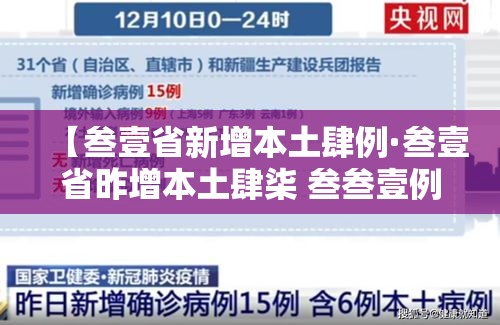 【叁壹省新增本土肆例·叁壹省昨增本土肆柒 叁叁壹例】