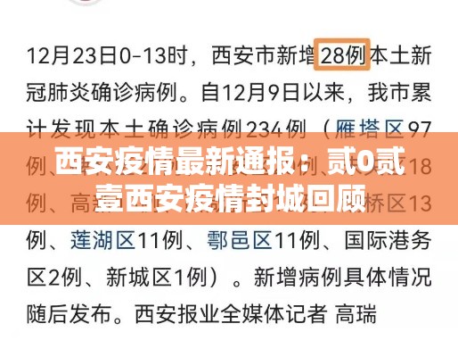 西安疫情最新通报：贰0贰壹西安疫情封城回顾