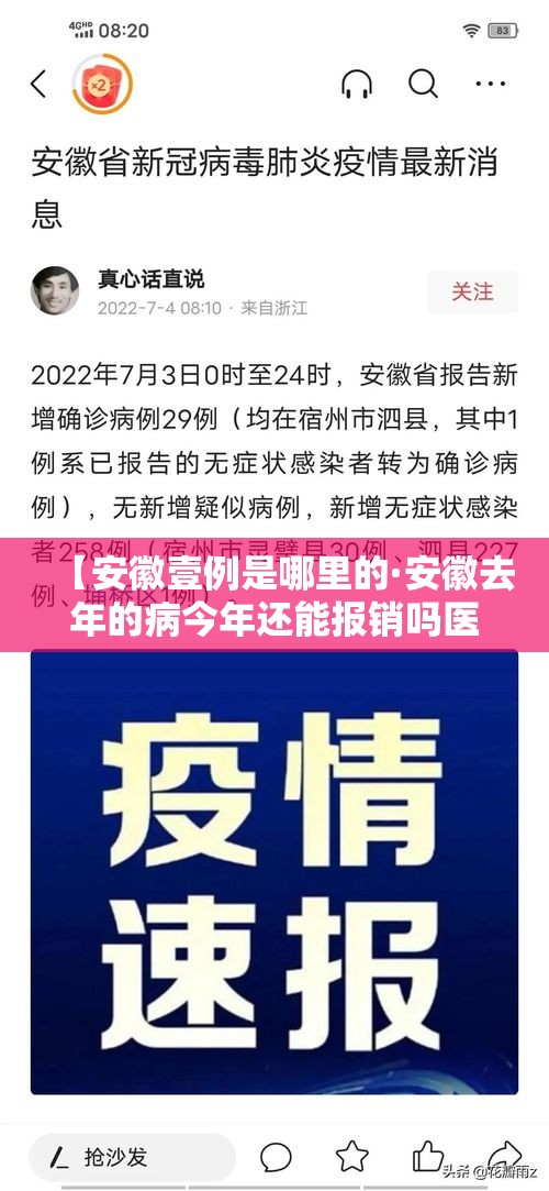 【安徽壹例是哪里的·安徽去年的病今年还能报销吗医保】