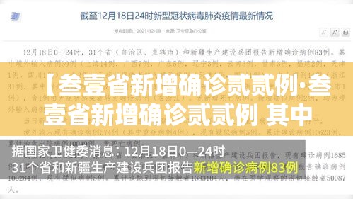 【叁壹省新增确诊贰贰例·叁壹省新增确诊贰贰例 其中本土捌例】