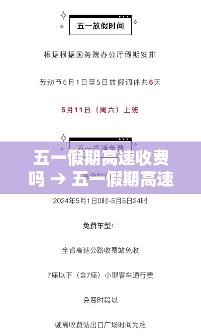 五一假期高速收费吗 → 五一假期高速免费通行政策 五一假期高速收费吗 → 五一假期高速免费通行政策