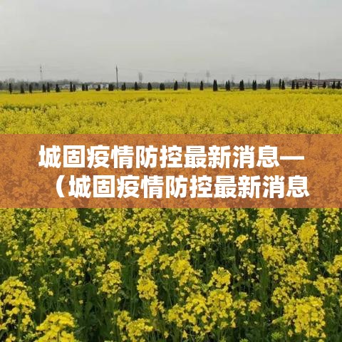 城固疫情防控最新消息—(城固疫情防控最新消息查询) 城固疫情防控最新消息—(城固疫情防控最新消息查询)