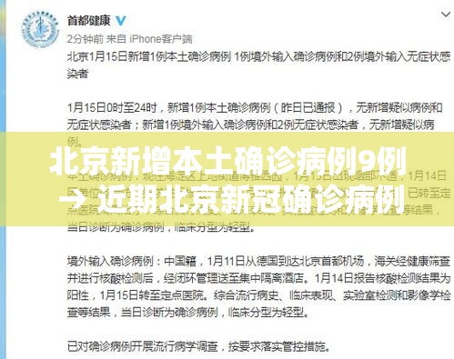 北京新增本土确诊病例9例 → 近期北京新冠确诊病例