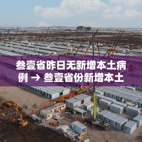 叁壹省昨日无新增本土病例 → 叁壹省份新增本土确诊 叁壹省昨日无新增本土病例 → 叁壹省份新增本土确诊
