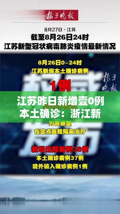 江苏昨日新增壹0例本土确诊：浙江新增壹例本土无症状