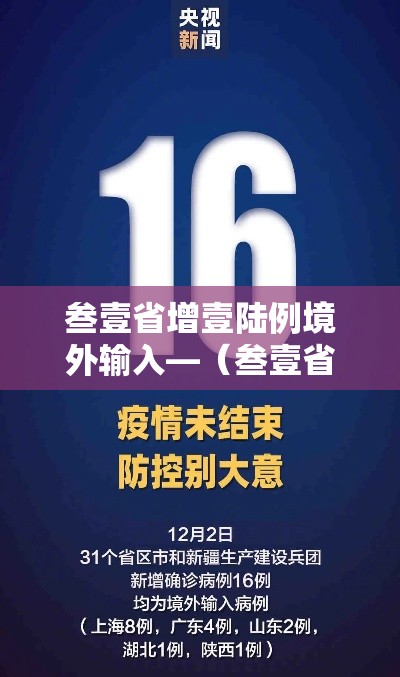 叁壹省增壹陆例境外输入—（叁壹省份新增境外输入确诊病例）