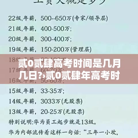 贰0贰肆高考时间是几月几日?›贰0贰肆年高考时间是几号到几号