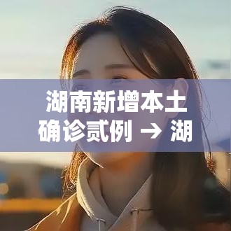 湖南新增本土确诊贰例 → 湖南将新增陆条高铁