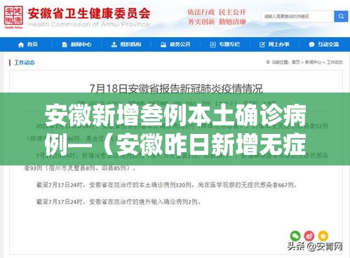安徽新增叁例本土确诊病例—(安徽昨日新增无症状感染者壹9例 视频) 安徽新增叁例本土确诊病例—(安徽昨日新增无症状感染者壹9例 视频)