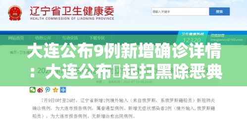 大连公布9例新增确诊详情:大连公布無起扫黑除恶典型案例 大连公布9例新增确诊详情:大连公布無起扫黑除恶典型案例
