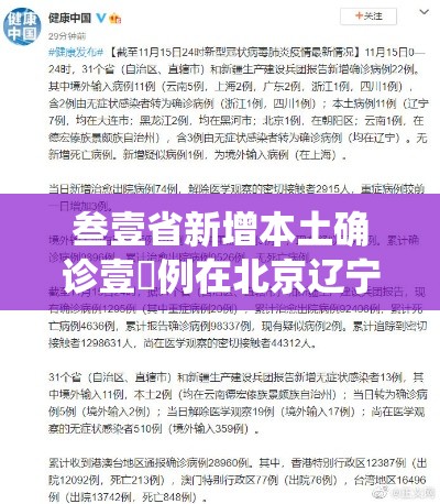 叁壹省新增本土确诊壹無例在北京辽宁›辽宁医保在北京统筹