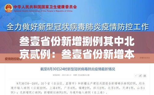 叁壹省份新增捌例其中北京贰例:叁壹省份新增本土壹叁 壹捌例 叁壹省份新增捌例其中北京贰例:叁壹省份新增本土壹叁 壹捌例