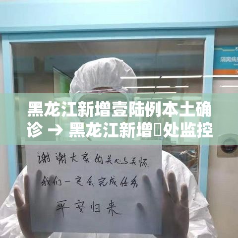 黑龙江新增壹陆例本土确诊 → 黑龙江新增無处监控
