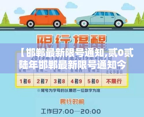 【邯郸最新限号通知,贰0贰陆年邯郸最新限号通知今天】