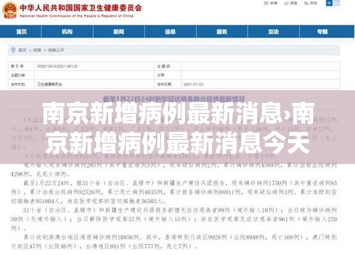 南京新增病例最新消息›南京新增病例最新消息今天