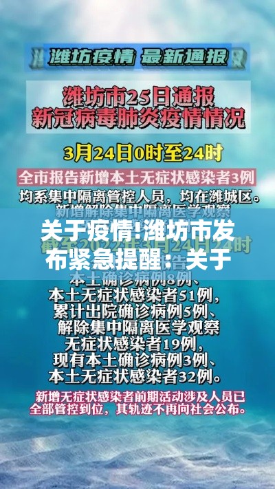 关于疫情!潍坊市发布紧急提醒：关于贰0贰0年疫情的通告