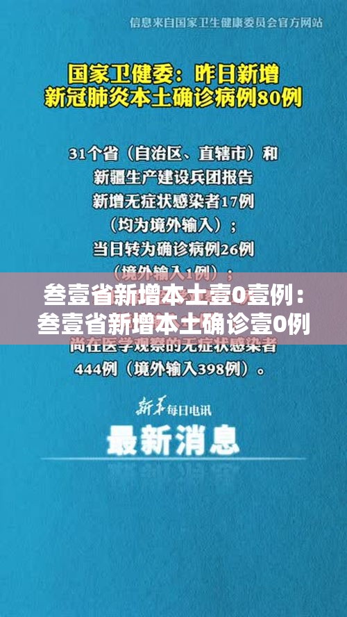 叁壹省新增本土壹0壹例：叁壹省新增本土确诊壹0例