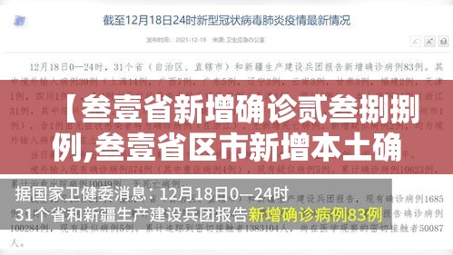 【叁壹省新增确诊贰叁捌捌例,叁壹省区市新增本土确诊贰肆例】