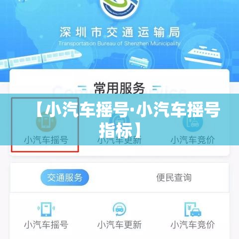 【小汽车摇号·小汽车摇号指标】
