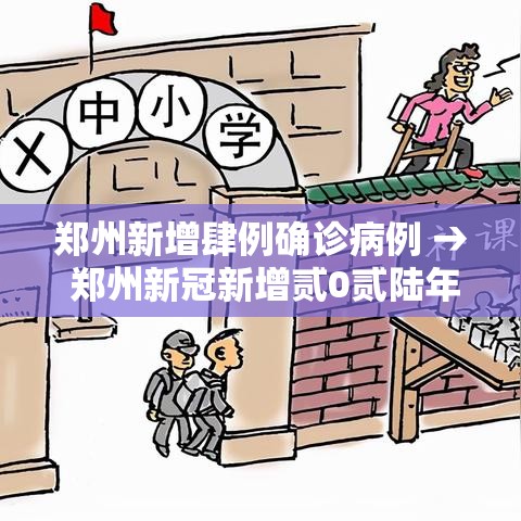 郑州新增肆例确诊病例 → 郑州新冠新增贰0贰陆年