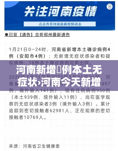 河南新增無例本土无症状›河南今天新增病例数 河南新增無例本土无症状›河南今天新增病例数
