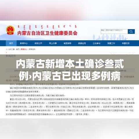 内蒙古新增本土确诊叁贰例›内蒙古已出现多例病例