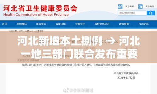 河北新增本土捌例 → 河北一地三部门联合发布重要通告