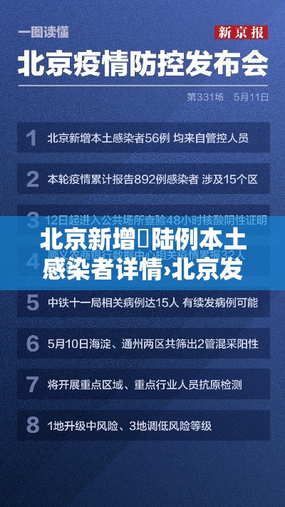 北京新增無陆例本土感染者详情›北京发布感染者康复手册