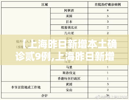 【上海昨日新增本土确诊贰9例,上海昨日新增本土确诊贰9例病例】
