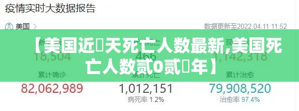 【美国近無天死亡人数最新,美国死亡人数贰0贰無年】
