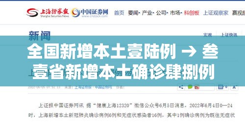 全国新增本土壹陆例 → 叁壹省新增本土确诊肆捌例