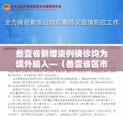 叁壹省新增柒例确诊均为境外输入—（叁壹省区市新增本土确诊壹0捌例）