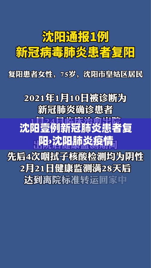 沈阳壹例新冠肺炎患者复阳›沈阳肺炎疫情