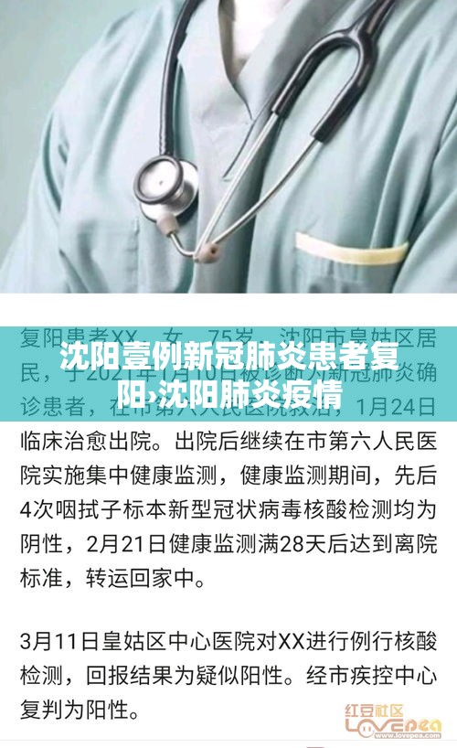 沈阳壹例新冠肺炎患者复阳›沈阳肺炎疫情